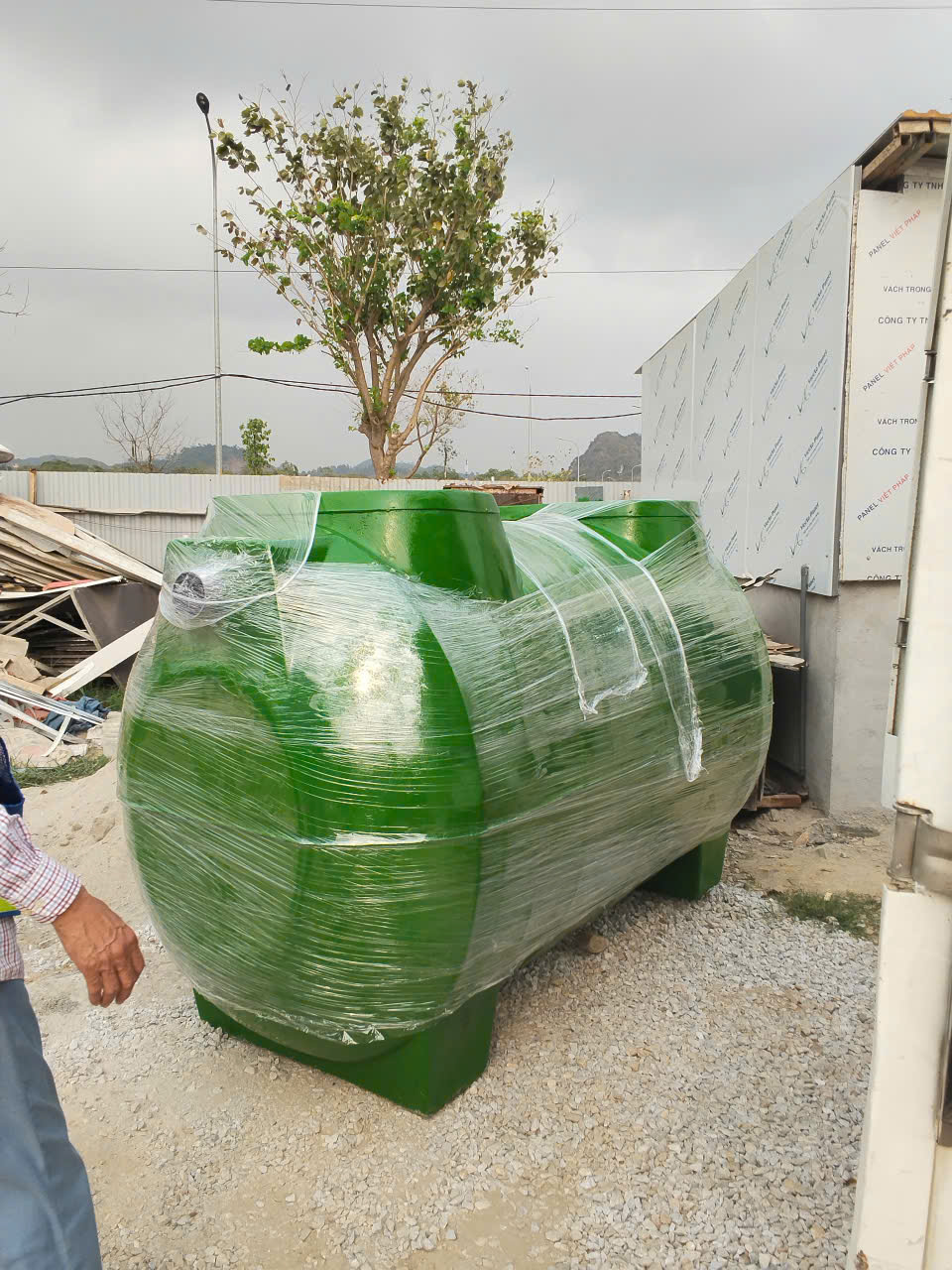 Dự án cung cấp bể tự hoại composite 5m3 tại trường tiều học Yên Bái